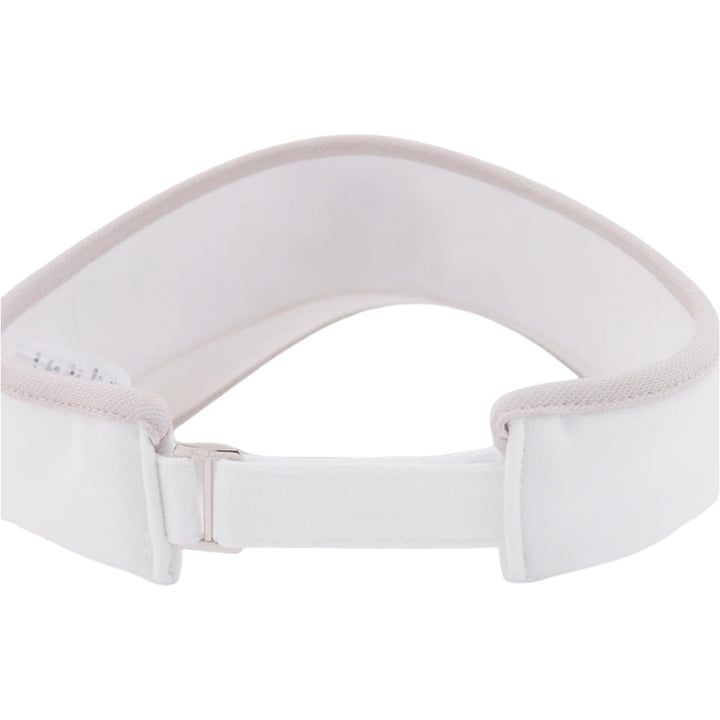 Fairliar Color Contrast Combination Back Ribbon Golf Visor White - 25 Women