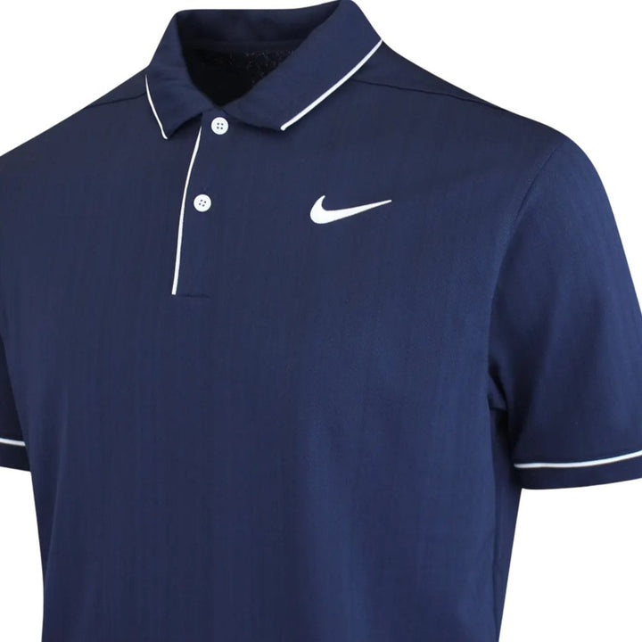 Nike Dri-FIT Victory+ Novelty Golf Polo Obsidian/White/White - SU25 Men