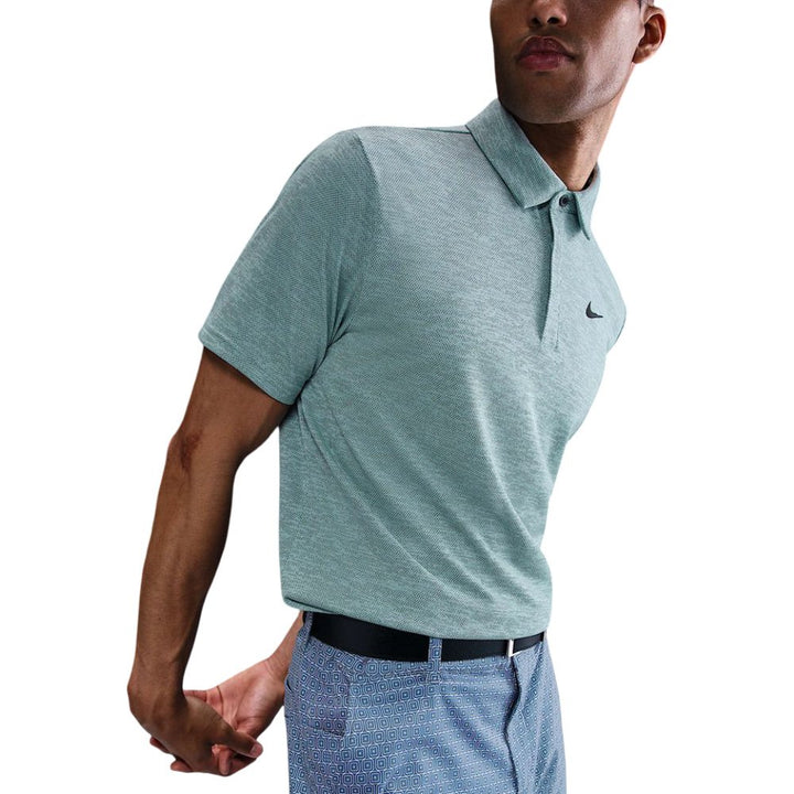 Nike Dri-FIT Tour Jacquard Golf Polo Ocean Cube/Vintage Green/Black - SU25 Men