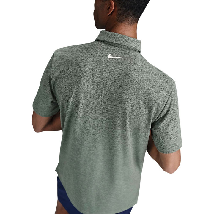 Nike Dri-FIT Tour Jacquard Golf Polo Clay Green/Night Forest/Pale Ivory - FA25 Men