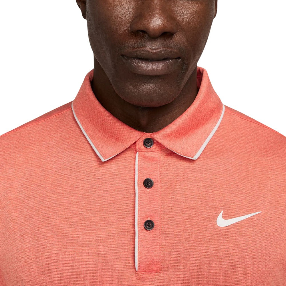 Nike Dri-FIT Tour Piping Golf Polo Mink Brown/Pale Ivory - SU25