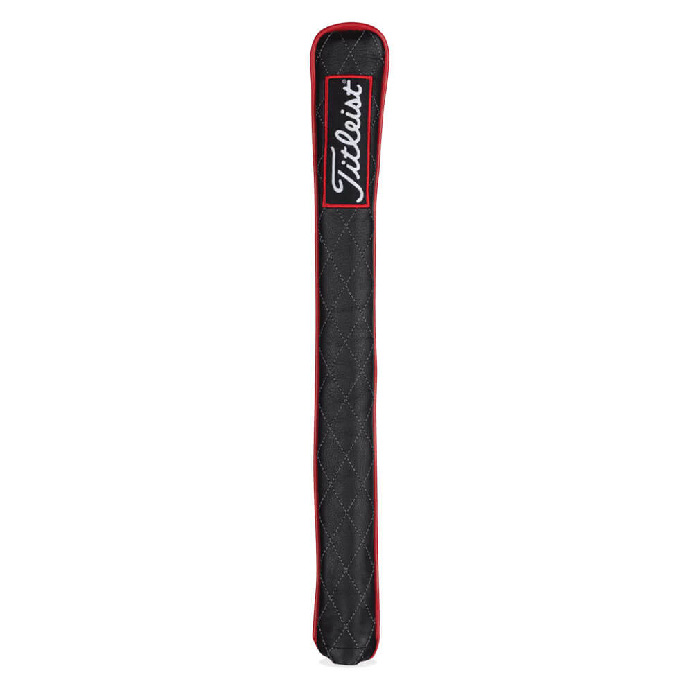 Titleist Jet Black Leather Alignment Stick Cover