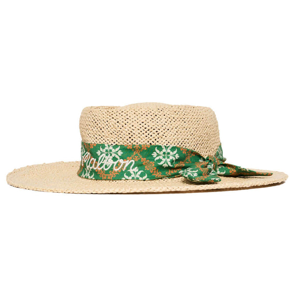Malbon Paolino Straw Golf Hat Straw - SS25 Men