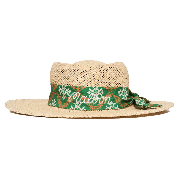 Malbon Paolino Straw Golf Hat Straw - SS25 Men