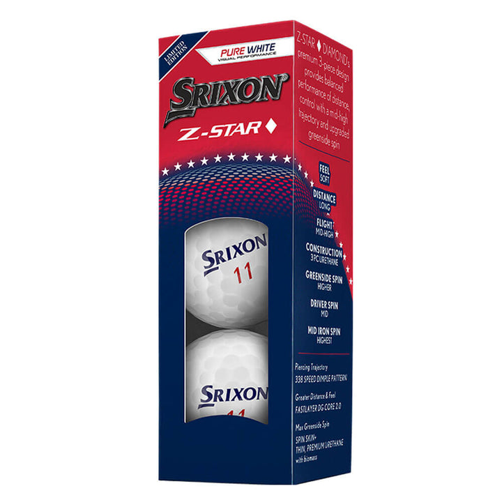Srixon Z-Star Diamond 3 Limited Edition USA Golf Balls