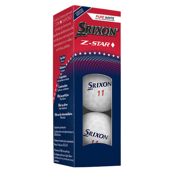 Srixon Z-Star Diamond 3 Limited Edition USA Golf Balls