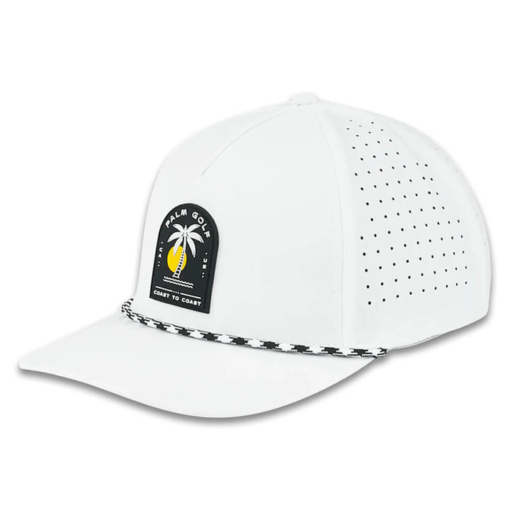 Palm Golf Coast to Coast Snapback Golf Cap White - SS24 Men