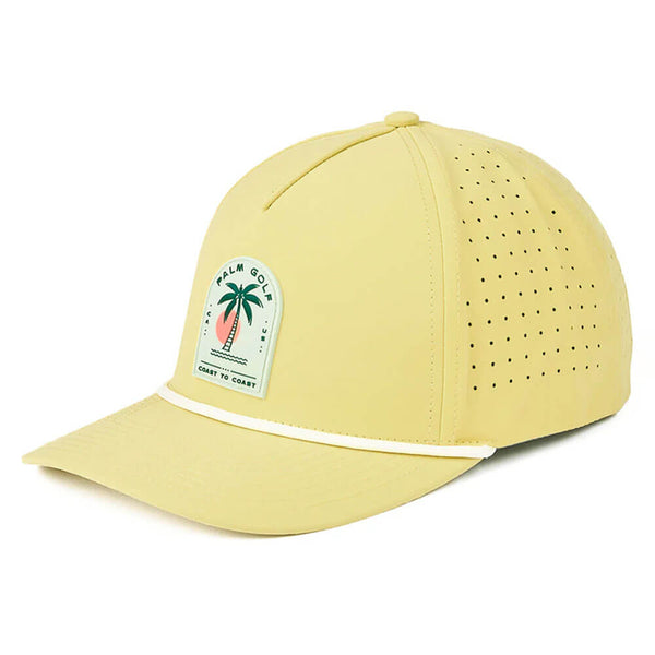 Palm Golf Coast to Coast Snapback Golf Cap Yellow - SS24 Men
