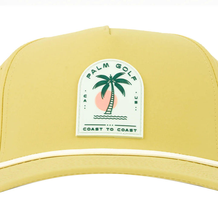 Palm Golf Coast to Coast Snapback Golf Cap Yellow - SS24 Men