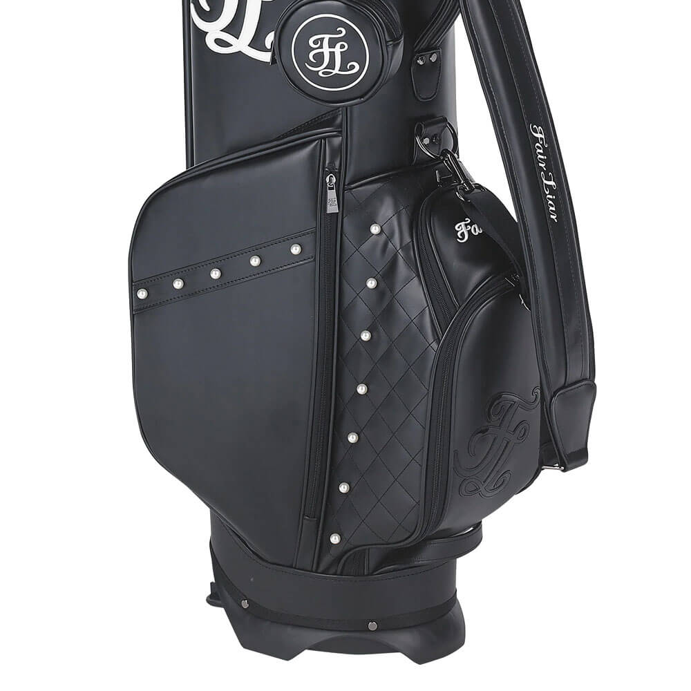 Fair Liar 黒 ゴルフポーチ　ゴルフバック Fairliar Pearl Quilted Stand Bag - 25 Women – Golfio