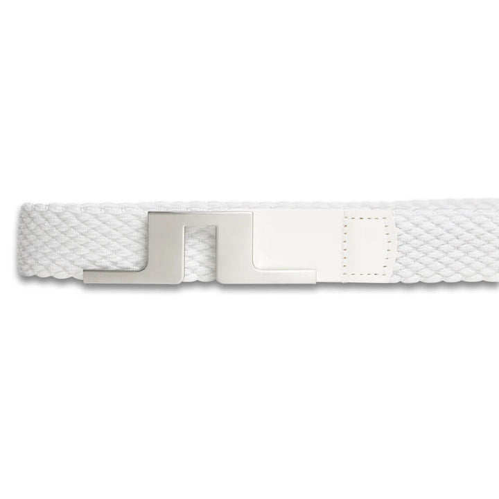 J.Lindeberg Lykke Braided Golf Belt White - 24 Women