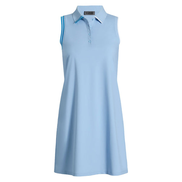 Gfore Warp Knit Polo Golf Dress Baja - SP25 Women