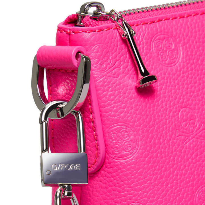 Gfore Limited Edition Release Embossed Skull & Tees Leather Golf Pouch - SP25 Women