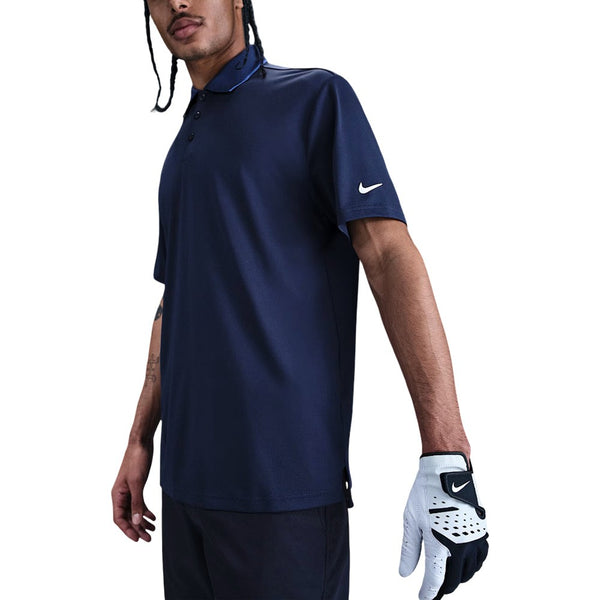 Nike Dri-FIT Tour Ribbed Collar Golf Polo Midnight Navy/Astronomy Blue/White - SU25 Men