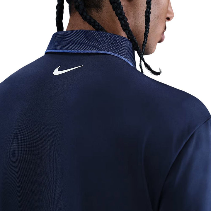 Nike Dri-FIT Tour Ribbed Collar Golf Polo Midnight Navy/Astronomy Blue/White - SU25 Men