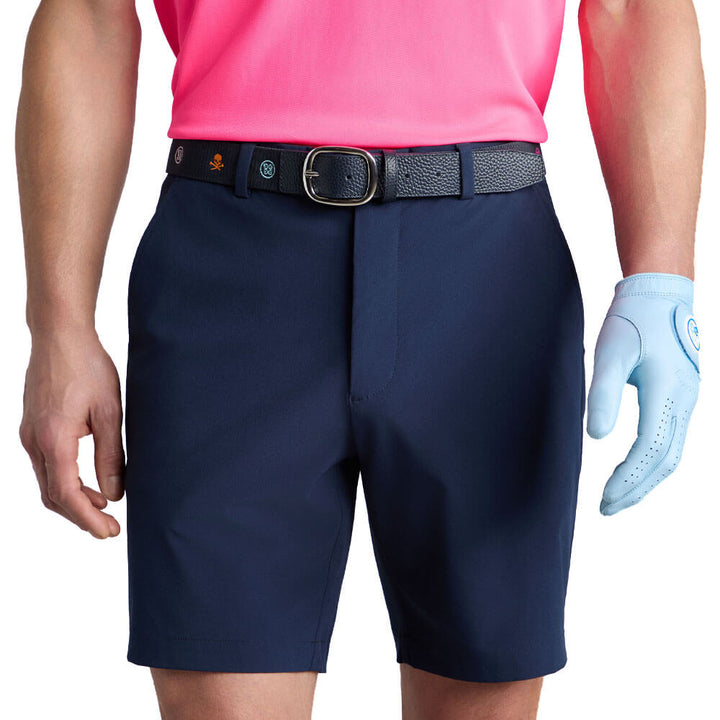 Gfore Limited Edition Release Embroidered Icon Leather Golf Belt Twilight Multi - SP25 Men
