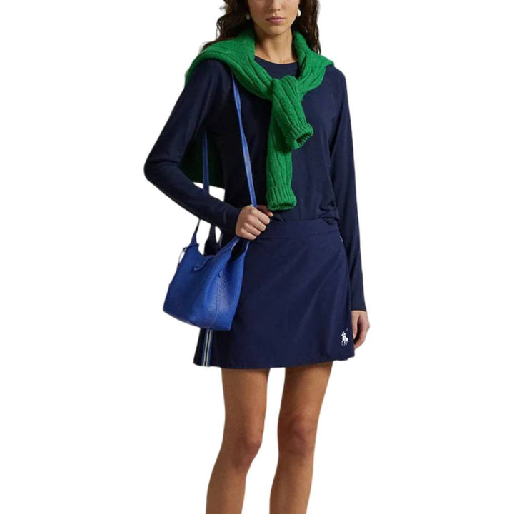 Ralph Lauren 4-Way Stretch 15" Back-Pleated Performance Golf Shorts Refined Navy/Pl Bl/Refined Navy - SP25 Women