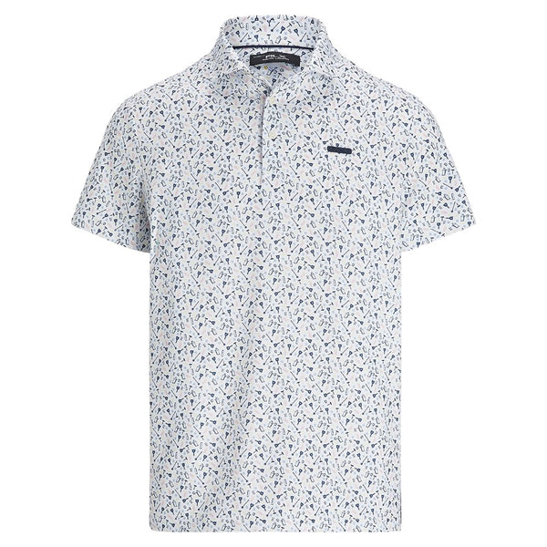 Ralph Lauren Tailored Fit Shortsleeve Lightweight Airflow Performance Golf Polo Mixology Tee Time Refined Navy - SP25 Men