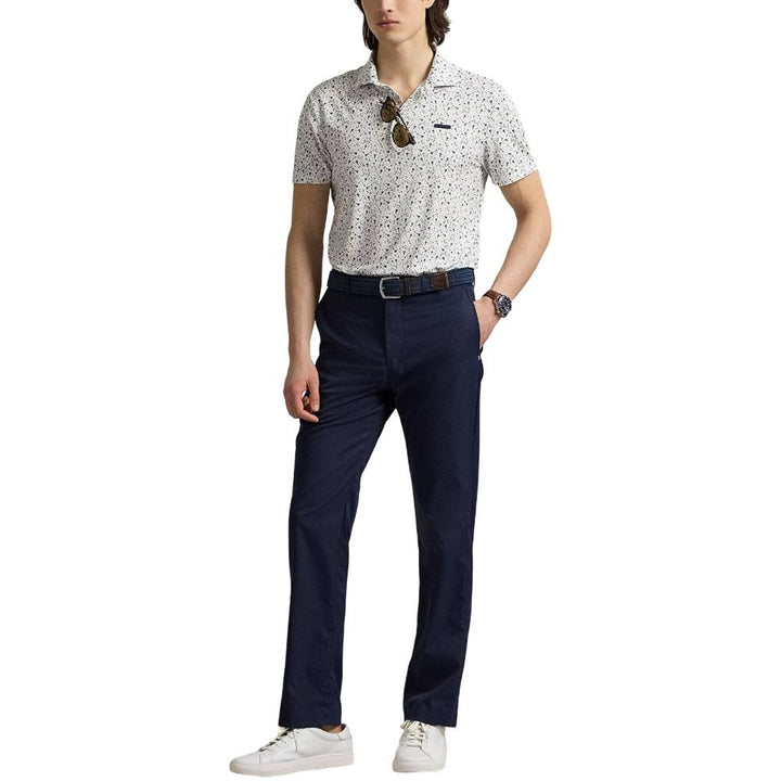 Ralph Lauren Tailored Fit Shortsleeve Lightweight Airflow Performance Golf Polo Mixology Tee Time Refined Navy - SP25 Men