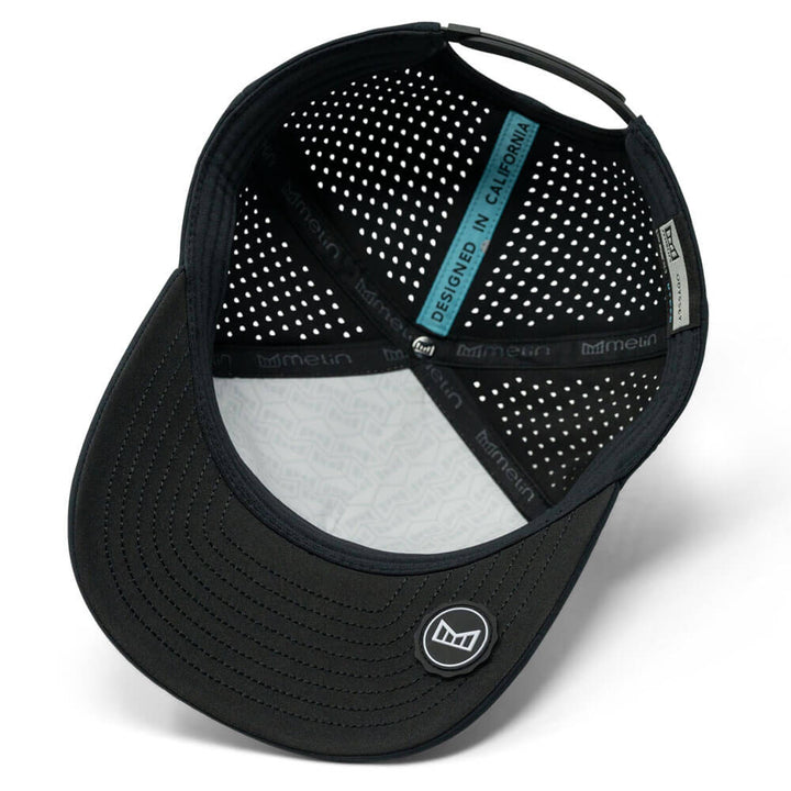 Melin Odysea Stacked Hydro Golf Cap Black/White - SP25 Men