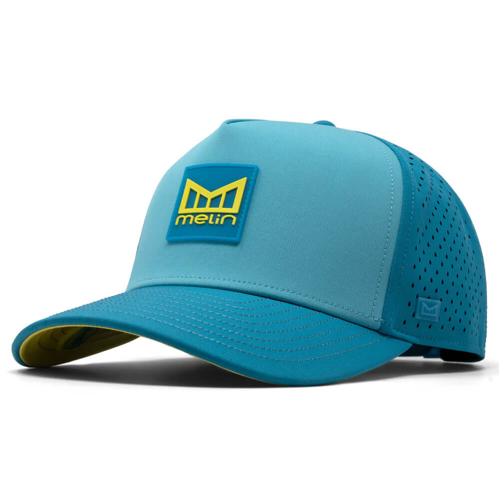 Melin Odysea Stacked Hydro Golf Cap Blue Lagoon - SU25 Men