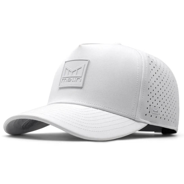 Melin Odysea Stacked Hydro Golf Cap White/White - FW24 Men