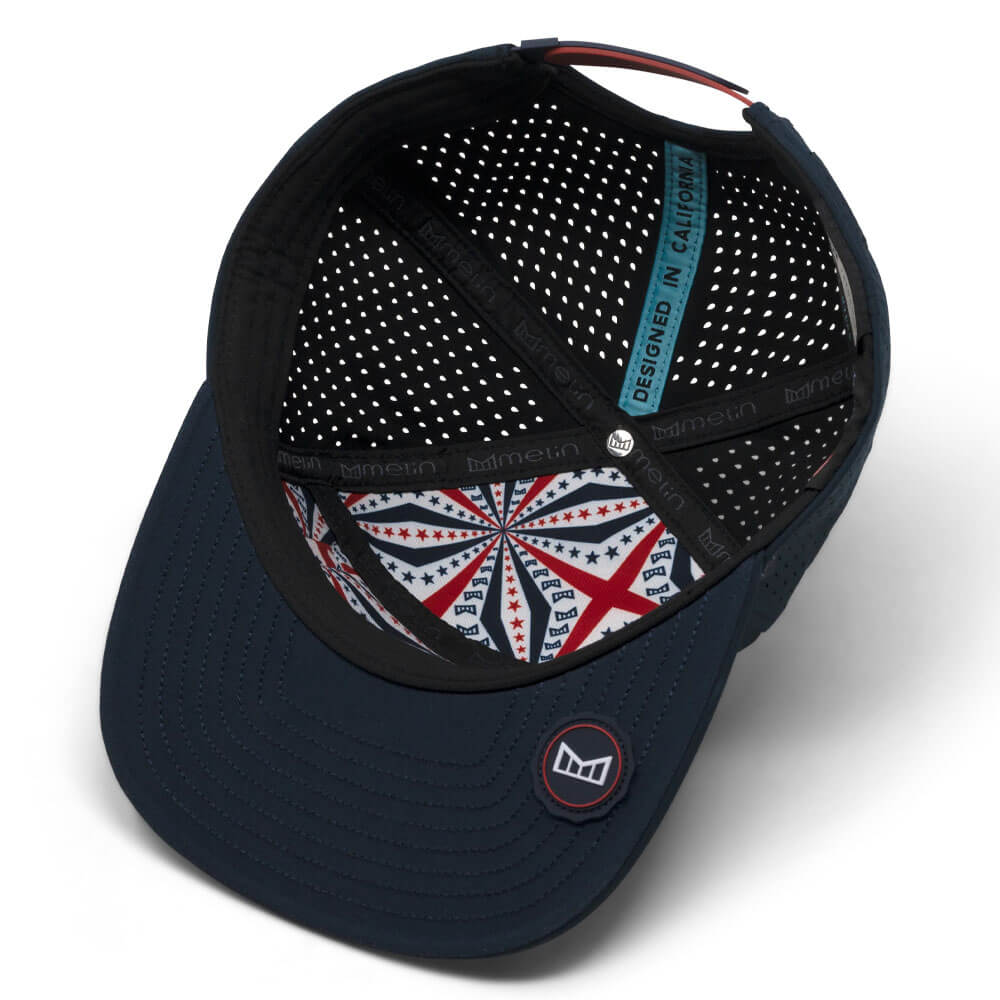 Melin Trenches Americana Hydro Golf Cap Navy/White - SU24 Men