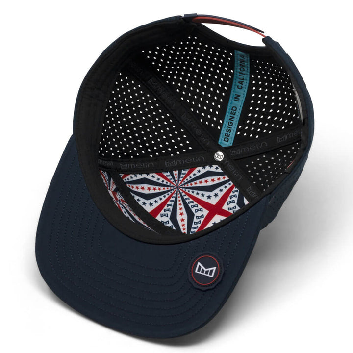 Melin Trenches Americana Hydro Golf Cap Navy/White - SU24 Men