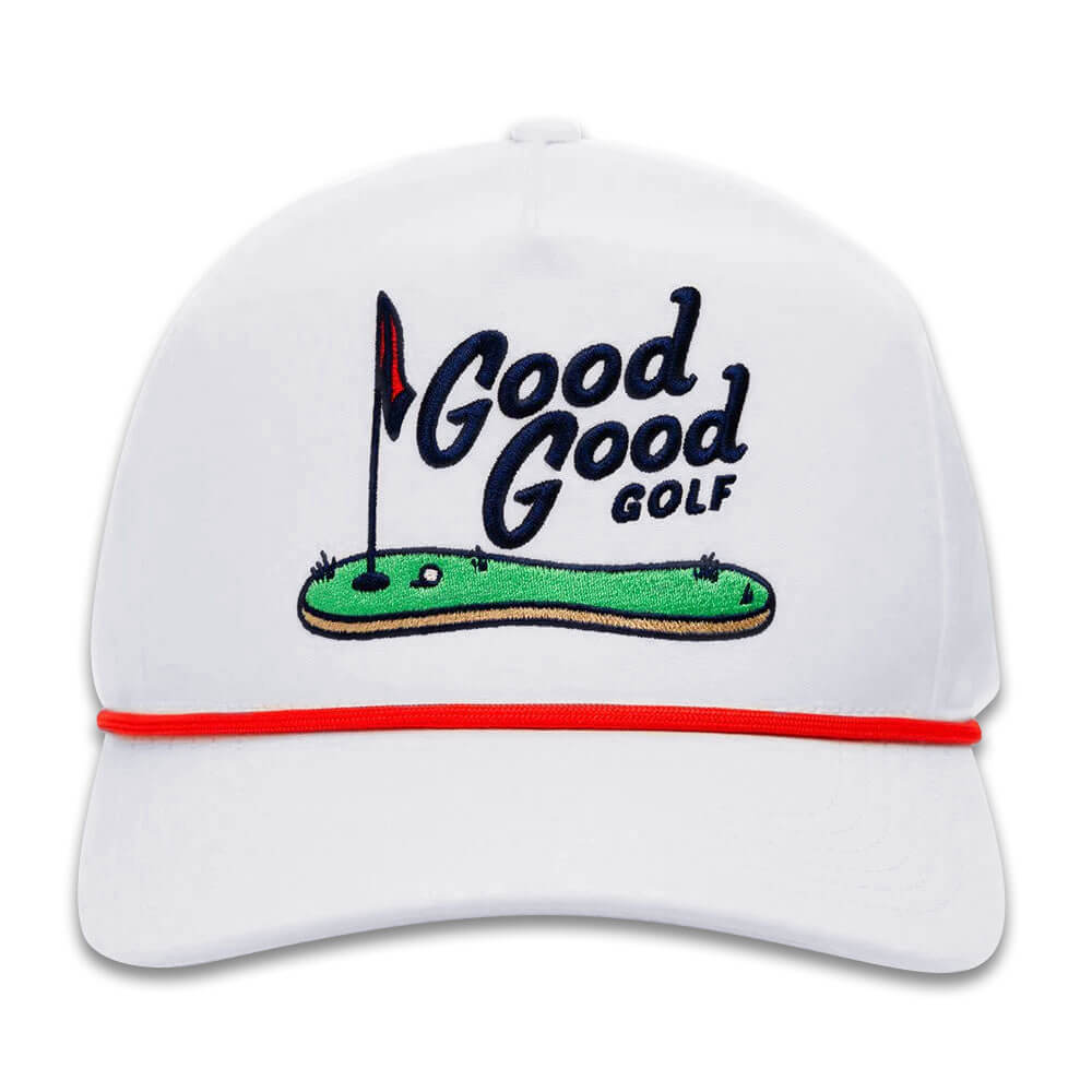 GoodGood Golf The Best Rope Golf Cap White - SU25 Men
