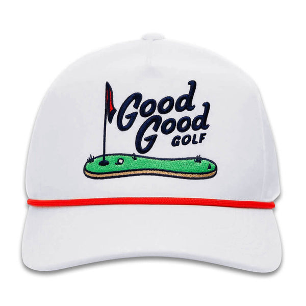 GoodGood Golf The Best Rope Golf Cap White - SU25 Men