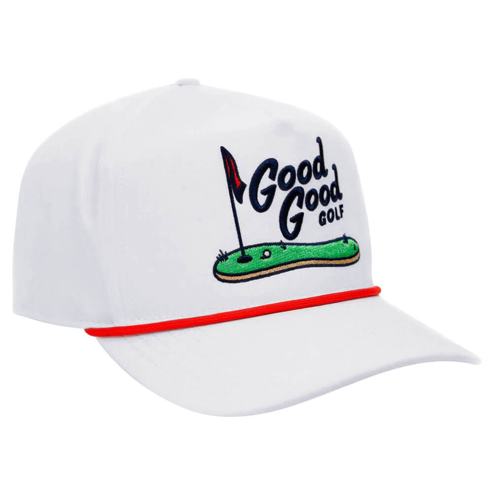 GoodGood Golf The Best Rope Golf Cap White - SU25 Men