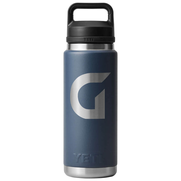 YETI Rambler 26 oz Water Bottle with Chug Cap (with 'G' logo)