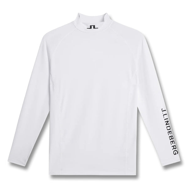 J.Lindeberg Aello Soft Compression Golf Baselayer White - SS25 Men