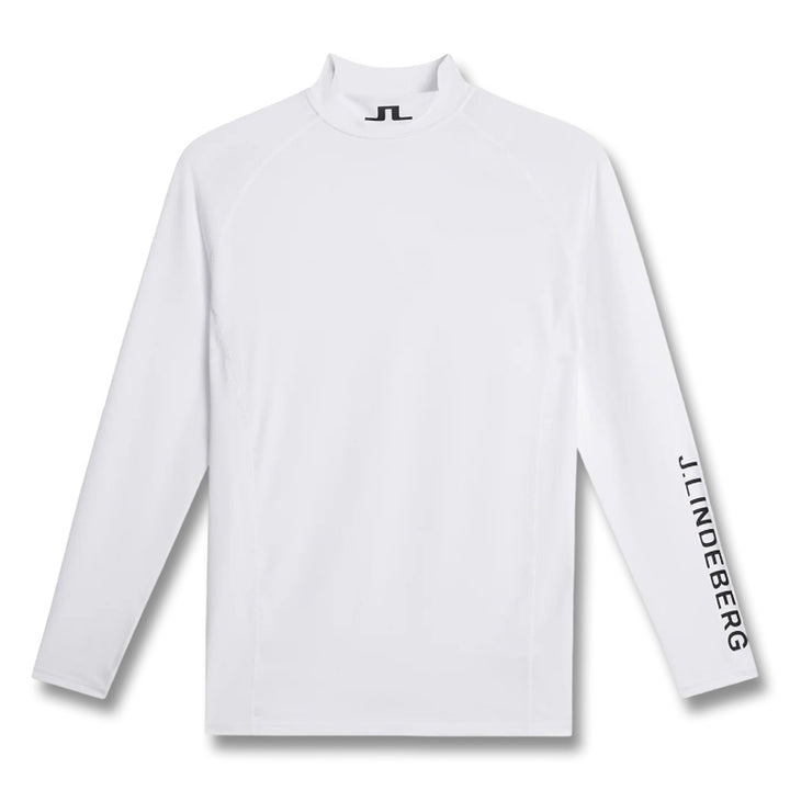 J.Lindeberg Aello Soft Compression Golf Baselayer White - SS25 Men