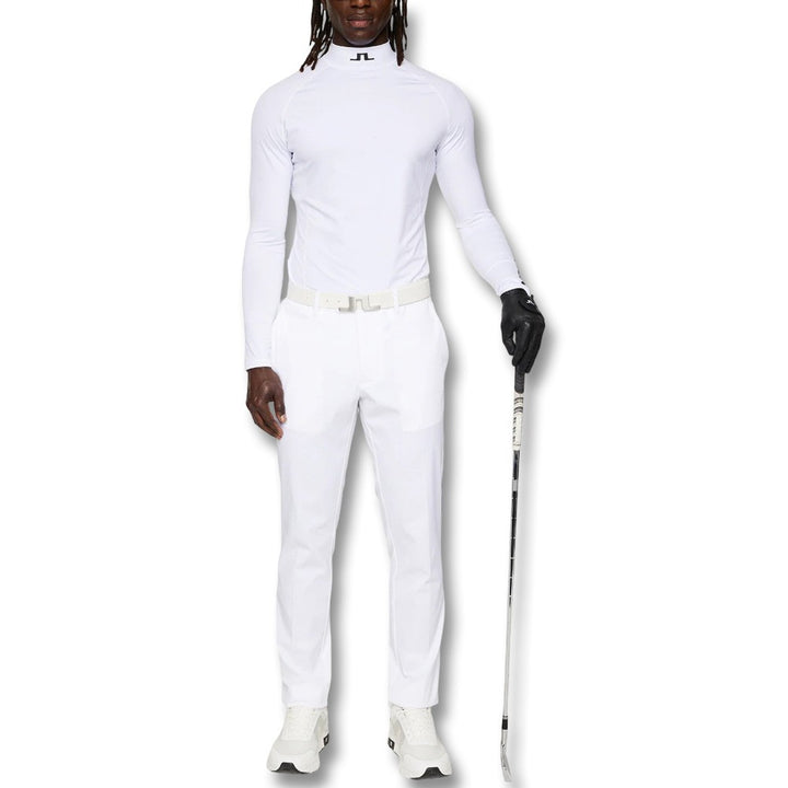 J.Lindeberg Aello Soft Compression Golf Baselayer White - SS25 Men