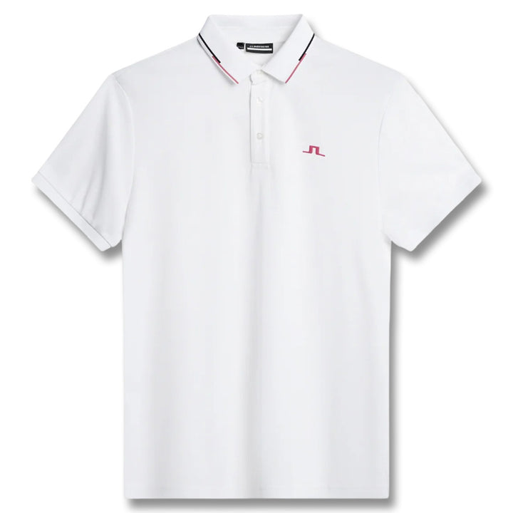 J.Lindeberg Ben Golf Polo White - SH25 Men