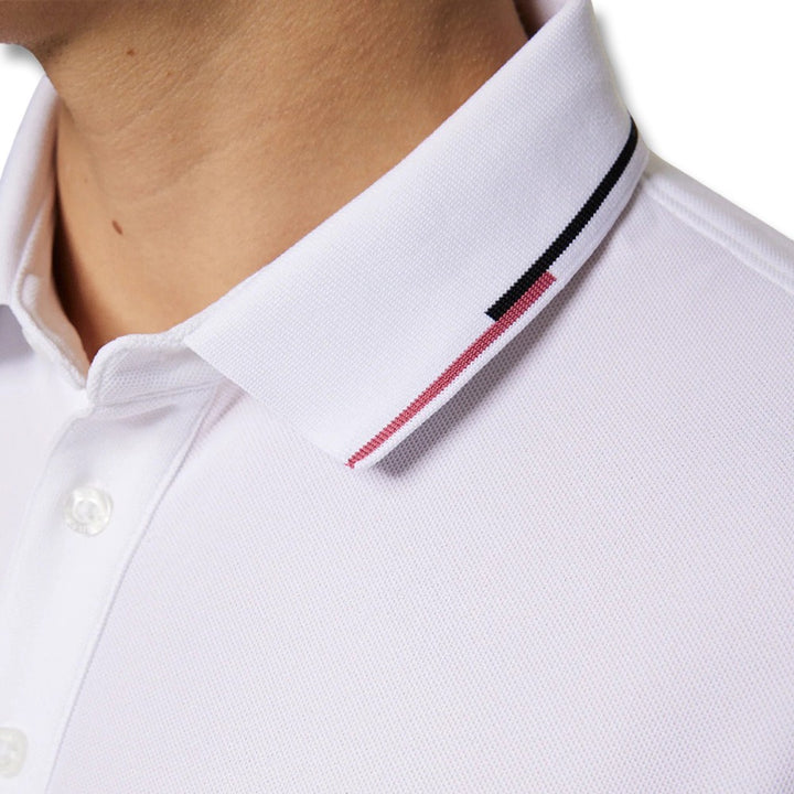 J.Lindeberg Ben Golf Polo White - SH25 Men