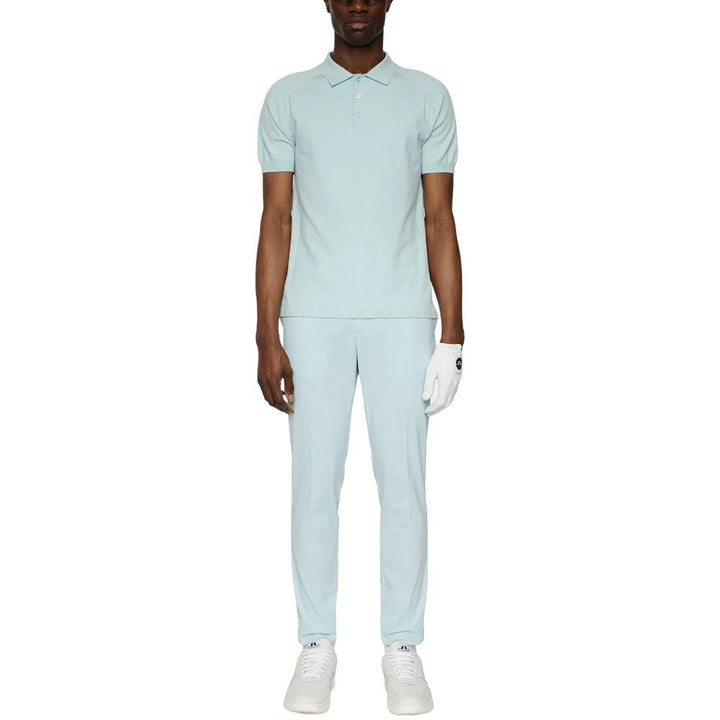 J.Lindeberg Martines Knitted Golf Polo Winter Sky - SH25 Men