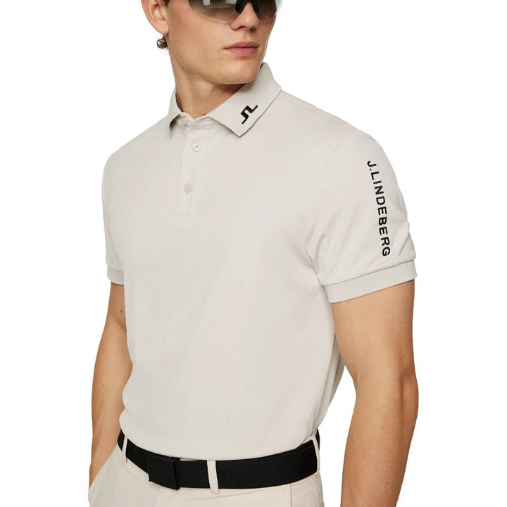 J.Lindeberg Tour Tech Golf Polo Moonbeam - SH25 Men