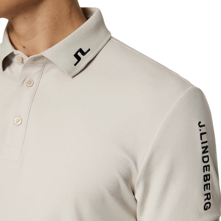 J.Lindeberg Tour Tech Golf Polo Moonbeam - SH25 Men