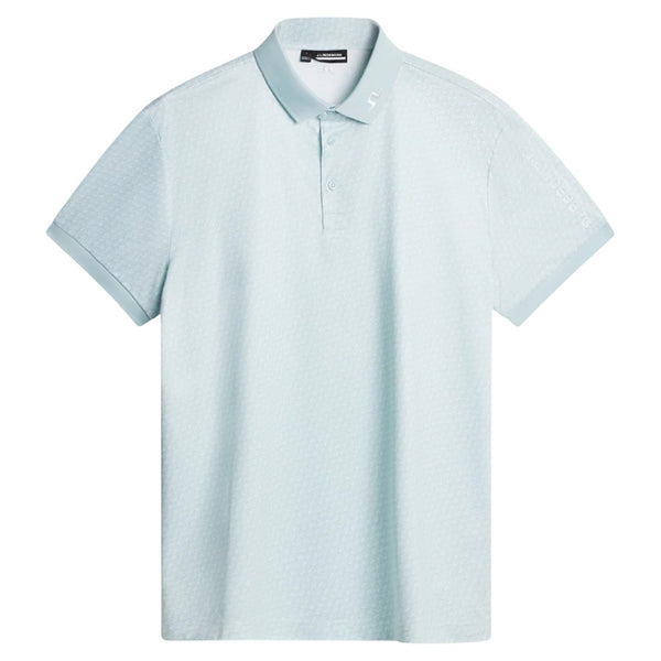 J.Lindeberg Tour Tech Print Golf Polo Shadow Bridge Winter Sky - SH25 Men