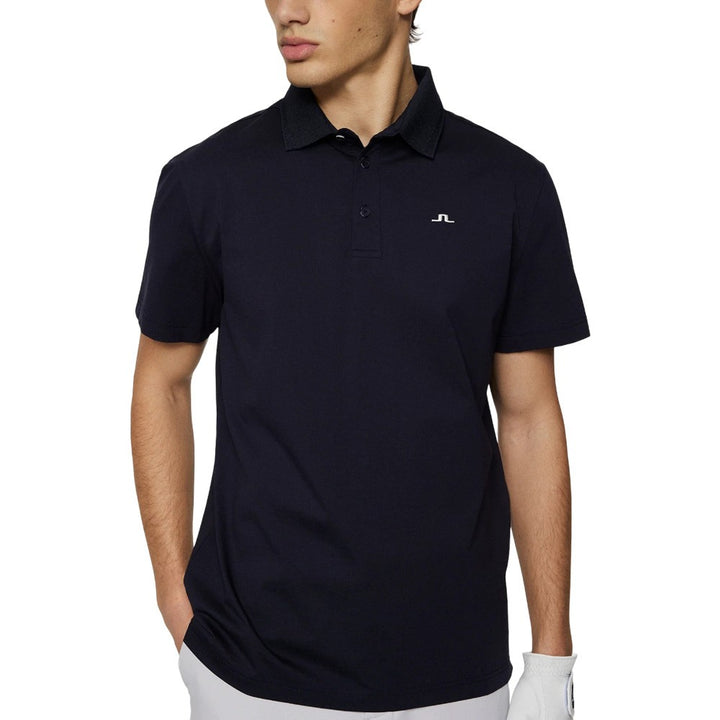 J.Lindeberg Bridger Golf Polo JL Navy - SS25 Men
