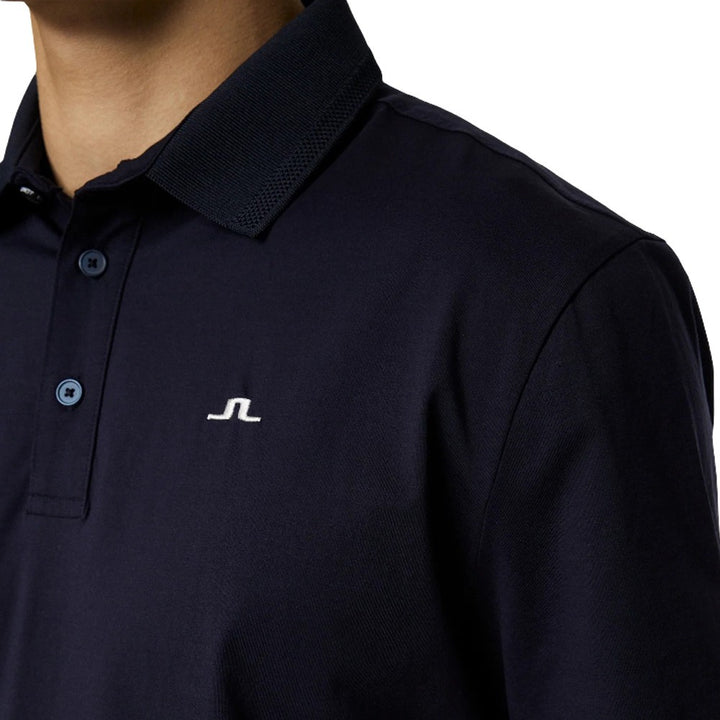 J.Lindeberg Bridger Golf Polo JL Navy - SS25 Men