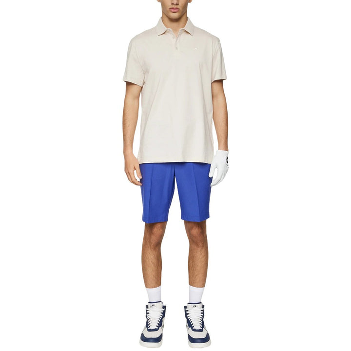 J.Lindeberg Bridger Golf Polo Moonbeam - SS25 Men