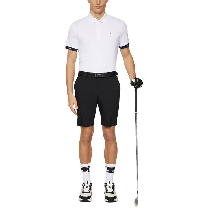 J.Lindeberg Guy Golf Polo White - SS25 Men
