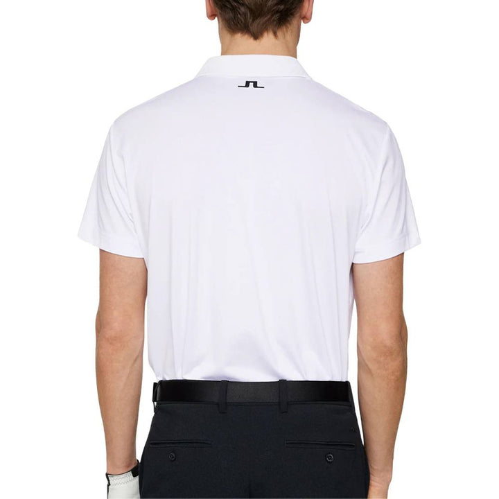 J.Lindeberg Lionel Golf Polo White - SS25 Men