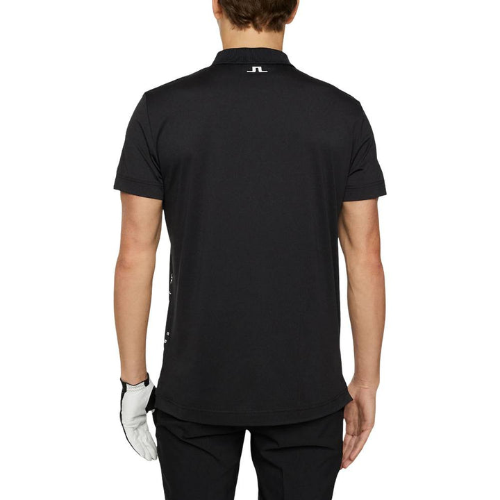 J.Lindeberg Lionel Golf Polo Black - SS25 Men