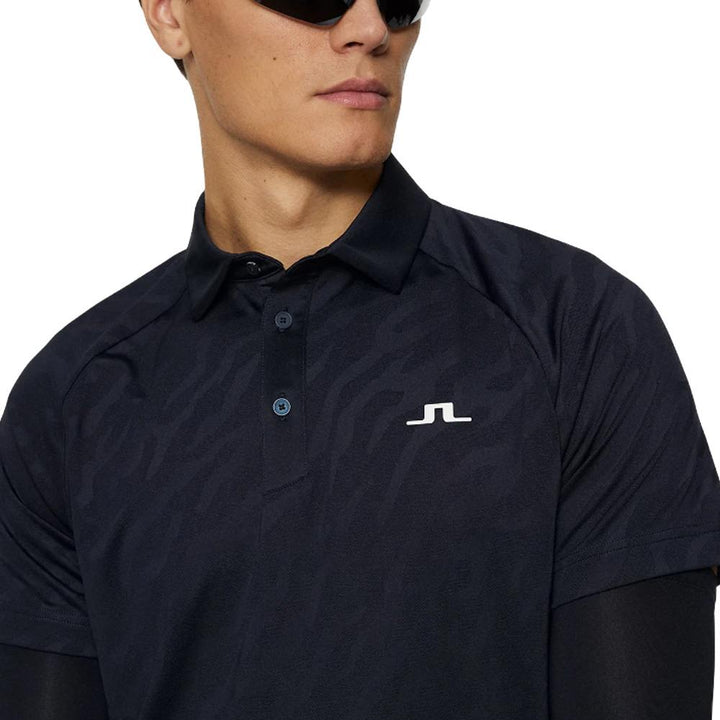 J.Lindeberg Wilhelm Golf Polo JL Navy - SS25 Men