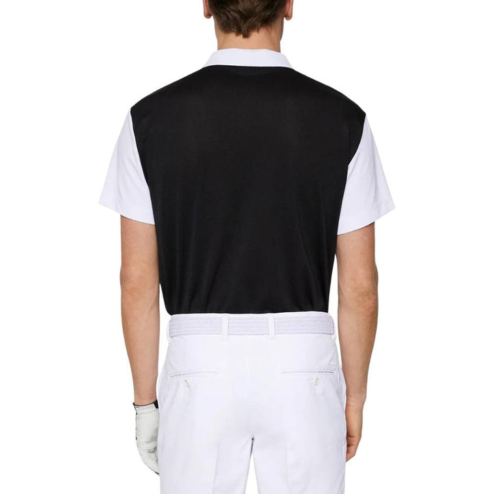 J.Lindeberg Club House Loose Fit Golf Polo Black - SS25 Men