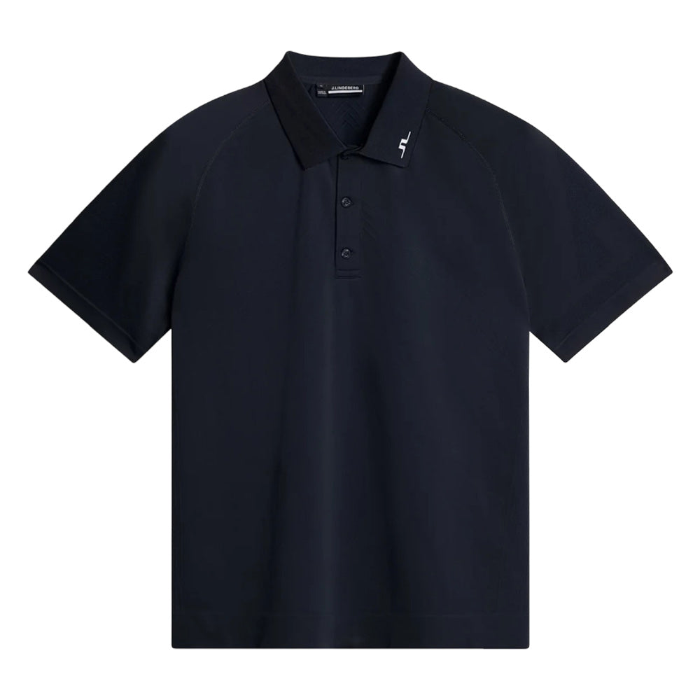 J.Lindeberg Sanny Seamless Golf Polo JL Navy - SS25 Men – Golfio
